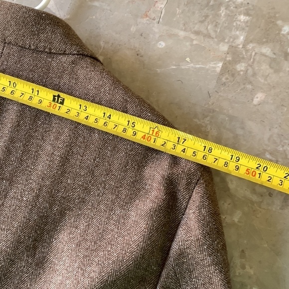 Abbeydale brown herringbone sport blazer classic size‎ 42R 100% wool - Picture 15 of 15